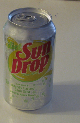 Lots o’ Soda:  Diet Sun Drop